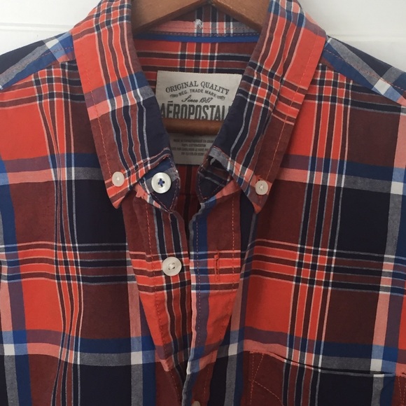 3/$25 AEROPOSTALE Men’s Button Down Shirt~Large - Picture 3 of 8